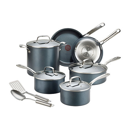 T-Fal 12-pc. Non-Stick Cookware Set, One Size, Gray