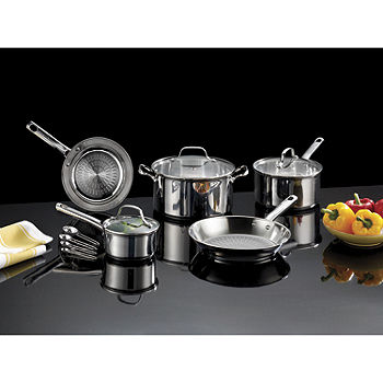 T-fal Signature Nonstick Cookware Set 12 Piece Pots and Pans