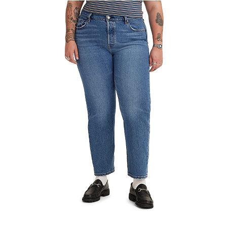  Levi's Womens Plus Mid Rise Straight Leg 501 Original Jean