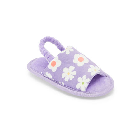  Slip-on Slippers - Okie Dokie Toddler Girls Slip-On Slippers