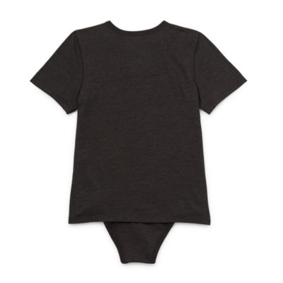 Thereabouts Little & Big Kid Boys Bodysuit Closure Easy-on + Easy-off Adaptive Crew Neck Short Sleeve Bodysuit