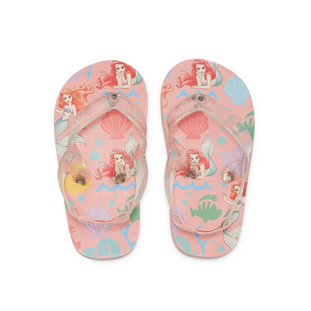  Disney Collection Little & Big Girls Ariel The Little Mermaid Slide Sandals