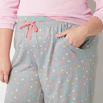 Sleep Chic Pajama Capri Pants Plus - JCPenney