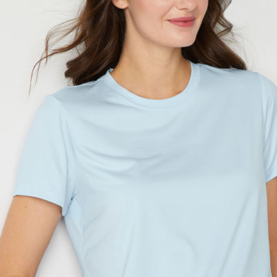 Xersion Womens Crew Neck Short Sleeve T-Shirt