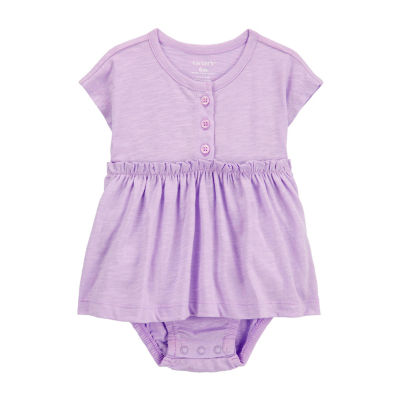 Carter's Baby Girls Short Sleeve Fitted A-Line Dress