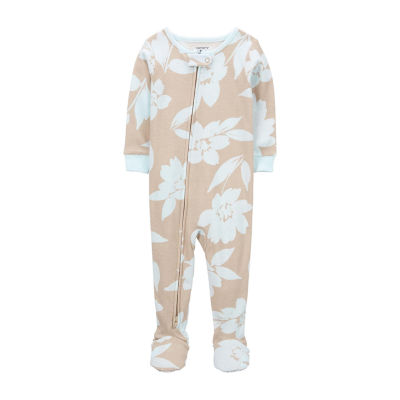 Carter's Baby Girls Footed Long Sleeve One Piece Pajama