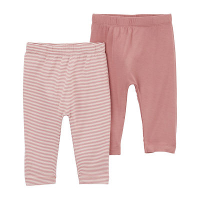 Carter's Baby Girls Purelysoft  2-pc. Straight Pull-On Pants