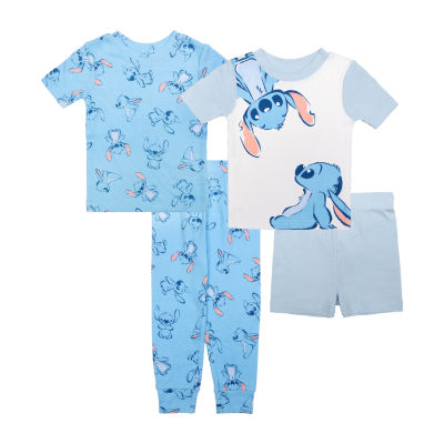 Disney Collection Toddler Boys 4-pc. Stitch Pajama Set