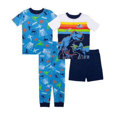 Little & Big Boys 4-pc. Jurassic World Pajama Set