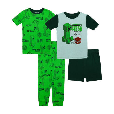 Little & Big Boys 4-pc. Minecraft Pajama Set