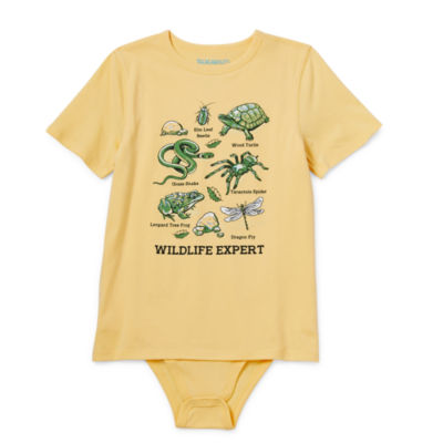 Thereabouts Little & Big Boys Adaptive Short Sleeve Bodysuit