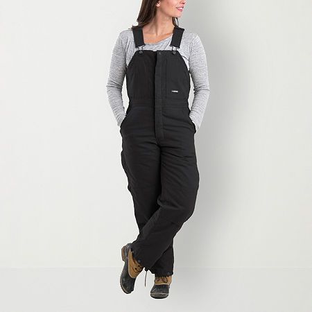 Berne Softstone Duck Womens Insulated Workwear Overalls, Xx-large, Black