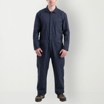 Berne Highland Flex Cotton Unlined Mens Big Long Sleeve Workwear Coveralls