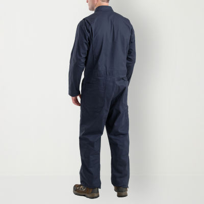 Berne Highland Flex Cotton Unlined Short Mens Long Sleeve Workwear Coveralls