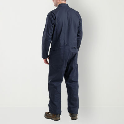 Berne Highland Flex Cotton Unlined Short Mens Big Long Sleeve Workwear Coveralls