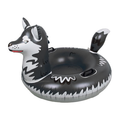 Pool Candy Artic Husky Inflatable Kids Snow Sleds