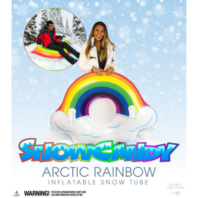 Pool Candy Artic Rainbow Jumbo Snow Sled
