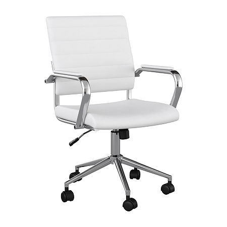 Martha Stewart PIPER 360° Office Chair, One Size, White