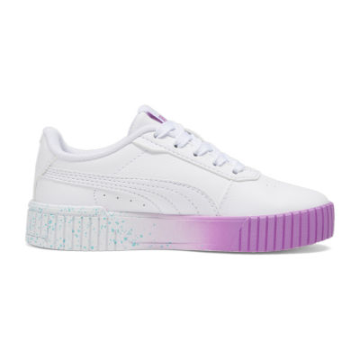 PUMA Carina 2.0 Fade Speckle Little Girls Sneakers