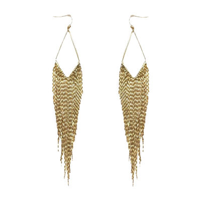 Bijoux Bar Fringe Drop Earrings