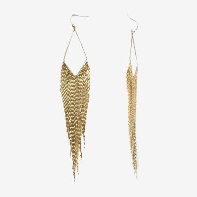 Bijoux Bar Fringe Drop Earrings