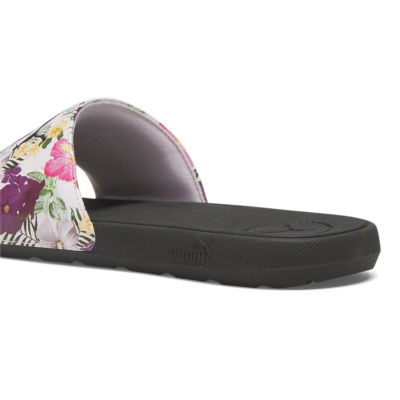 PUMA Womens Cool Cat 2.0 Floral Paradise Slide Sandals