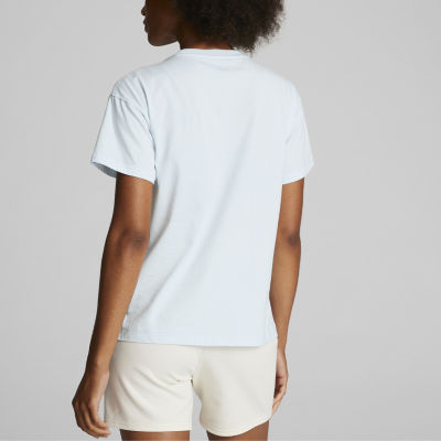 PUMA Womens Crew Neck Short Sleeve Active T-Shirt