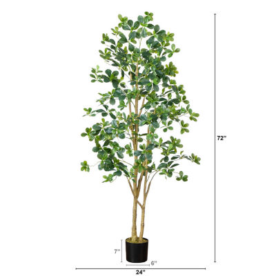Nearly Natural 6ft. Green Black Olive Artificial Tree