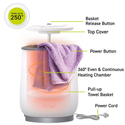 Iconic Luxury Towel Warmer 9081JCP, Color: White - JCPenney