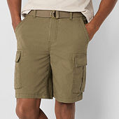 St. John's Bay Comfort Stretch 10" Mens Stretch Fabric Cargo Short