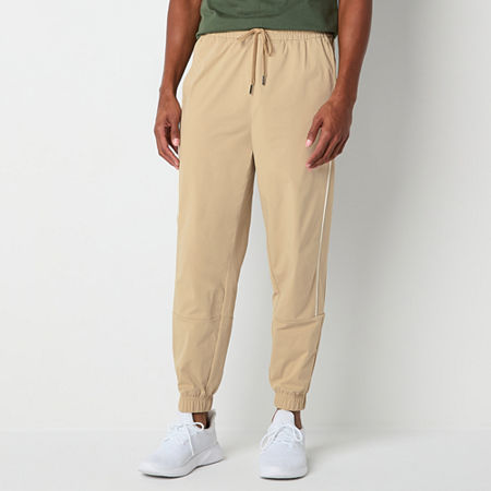 Xersion Mens Regular Fit Track Pant, Medium, Beige