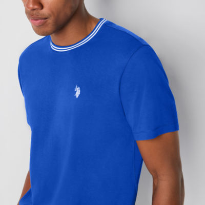U.S. Polo Assn. Tipped Stretch Mens Crew Neck Short Sleeve Stretch Fabric T-Shirt