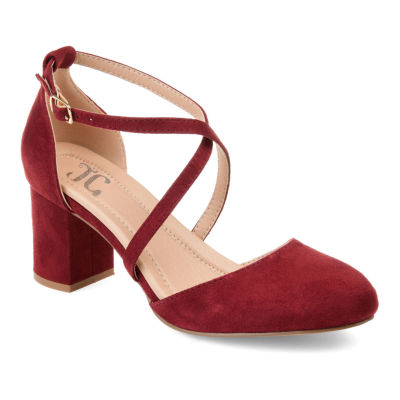 Journee Collection Womens Jc Foster Pointed Toe Block Heel Pumps JCPenney