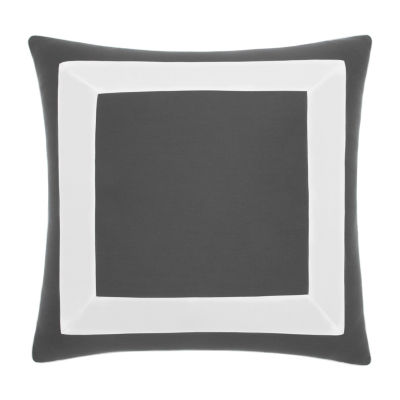 Fieldcrest Border Stripe Center Panel Euro Shams