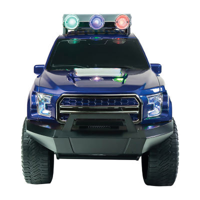QFX Dual 3"Over-Sized Truck with Rechargable Bluetooth Speaker,FM ,Hands-Free,LED Lights & USB