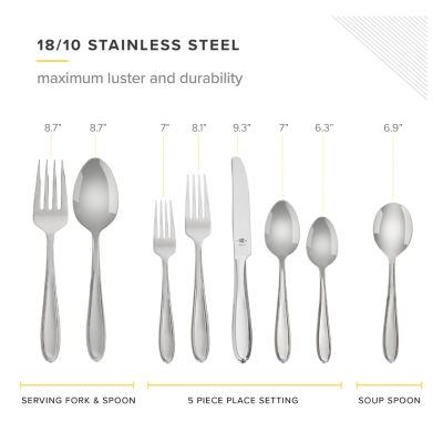 Table 12 Stainless Steel 26-pc. 18/10 Flatware Set