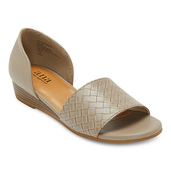 a.n.a Womens Pearlman Wedge Sandals - JCPenney