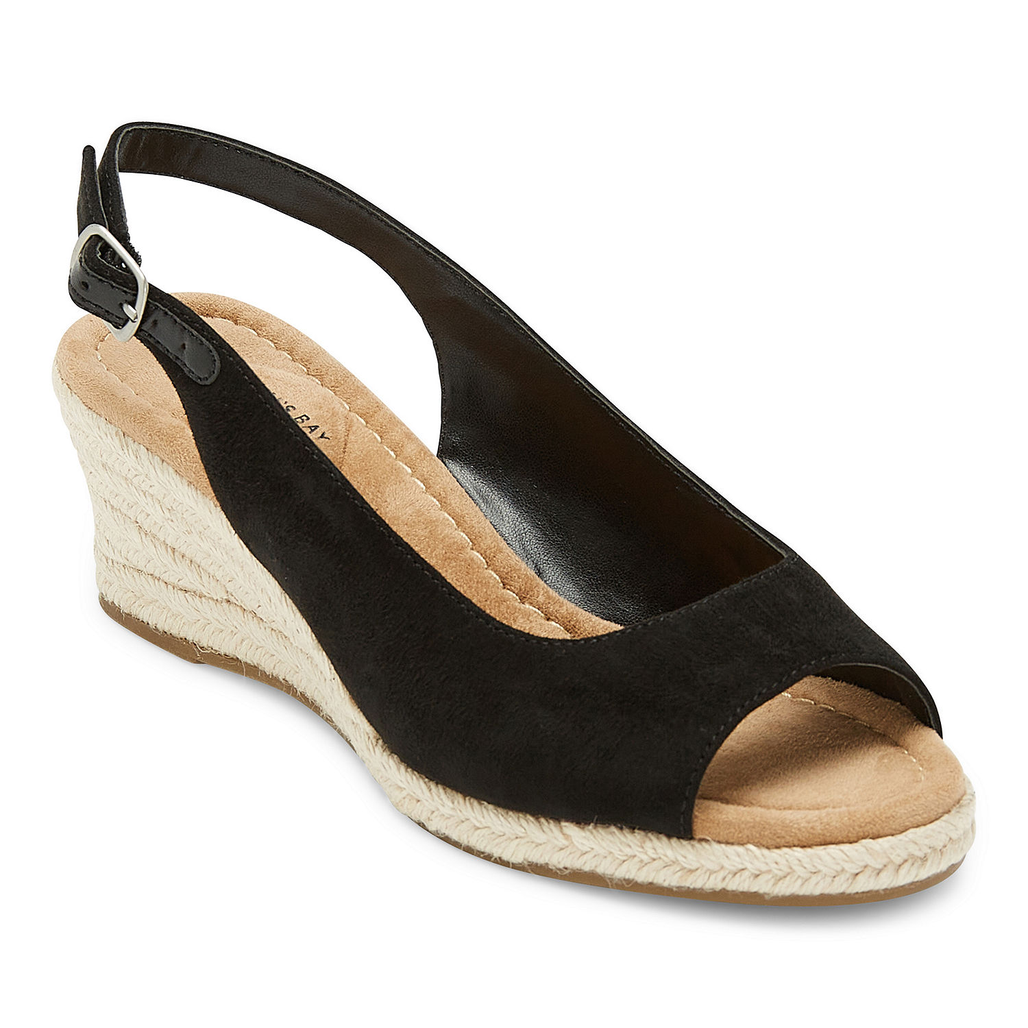 St. John's Bay Womens Lawson Wedge Sandals - JCPenney