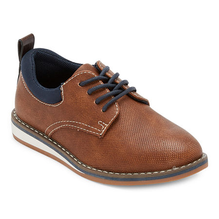 Thereabouts Little & Big Boys Mackem Oxford Shoes, 5 Medium, Brown