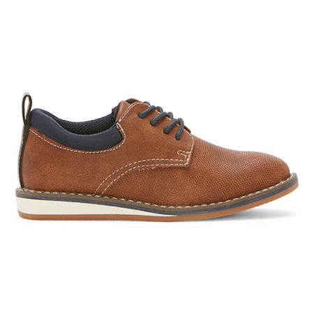 Thereabouts Little & Big Boys Mackem Oxford Shoes, 5 Medium, Brown