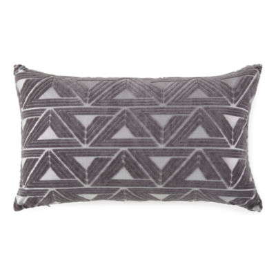 Loom + Forge Triangle Geo Lumbar Pillow