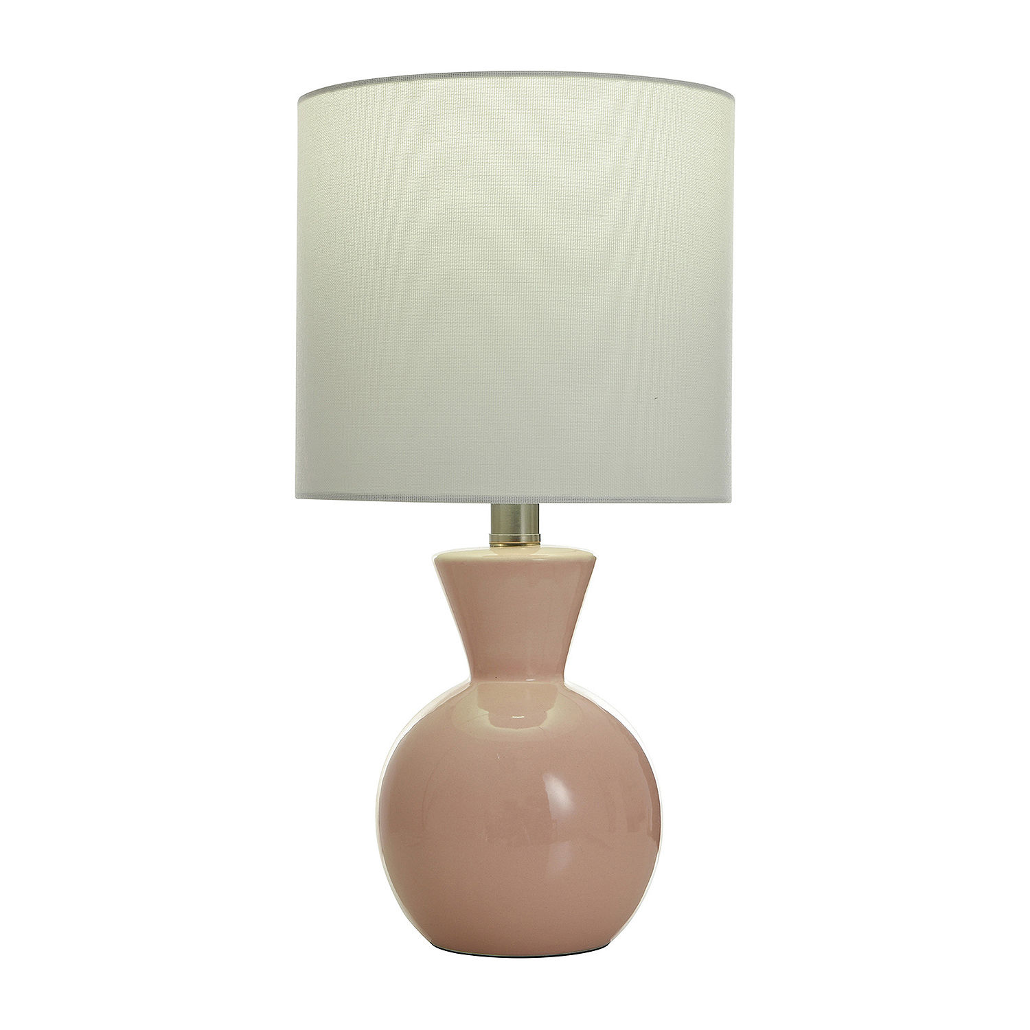 Collective Design By Stylecraft Soft Pink Ceramic Table Lamp ...