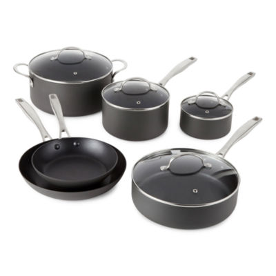 1 Quart Saucepan with Cover - Contour Hard Anodized Cookware 