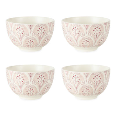 Distant Lands Pink 4-pc. Bowl