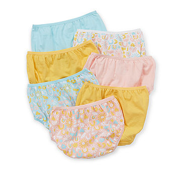 7 New Pairs Girl's 4T Cotton Brief Underwear Panties Disbey Frozen