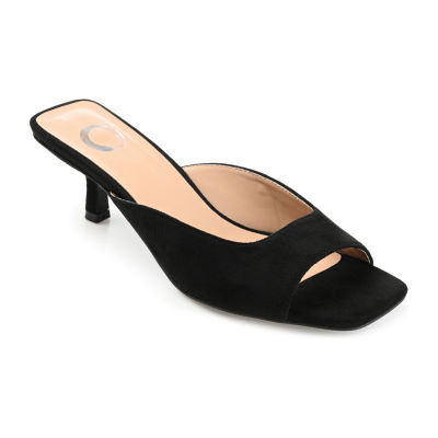 Wide width kitten outlet heel pumps