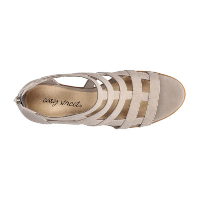 Easy Street Womens Marg Heeled Sandals