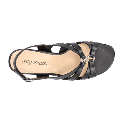 Easy Street Womens Zazie Strap Sandals