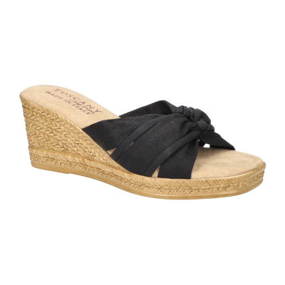 Easy Street Womens Ghita Wedge Sandals