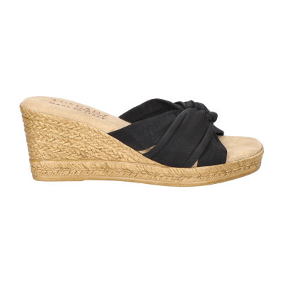 Easy Street Womens Ghita Wedge Sandals